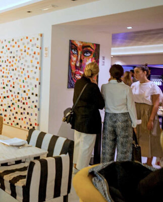 Lina Redford in the Studio: Nit de l’Art Palma de Mallorca, 2022