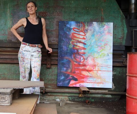 Carine Van Hee in the Studio: Art Studio in Norway, Frei,