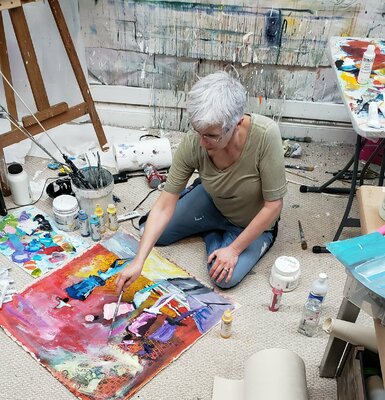 Marie Manon Corbeil in the Studio: creating