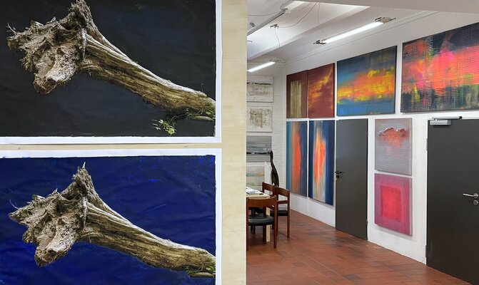Christian v. Grumbkow in the Studio: Atelier Dezember 2024