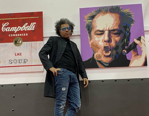 Michel Acosta Perez in the Studio