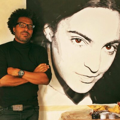 Michel Acosta Perez in the Studio