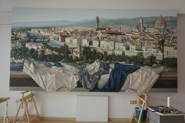Sergej Sologub in the Studio: Atelier Benalmadena bei Malaga. Spanien