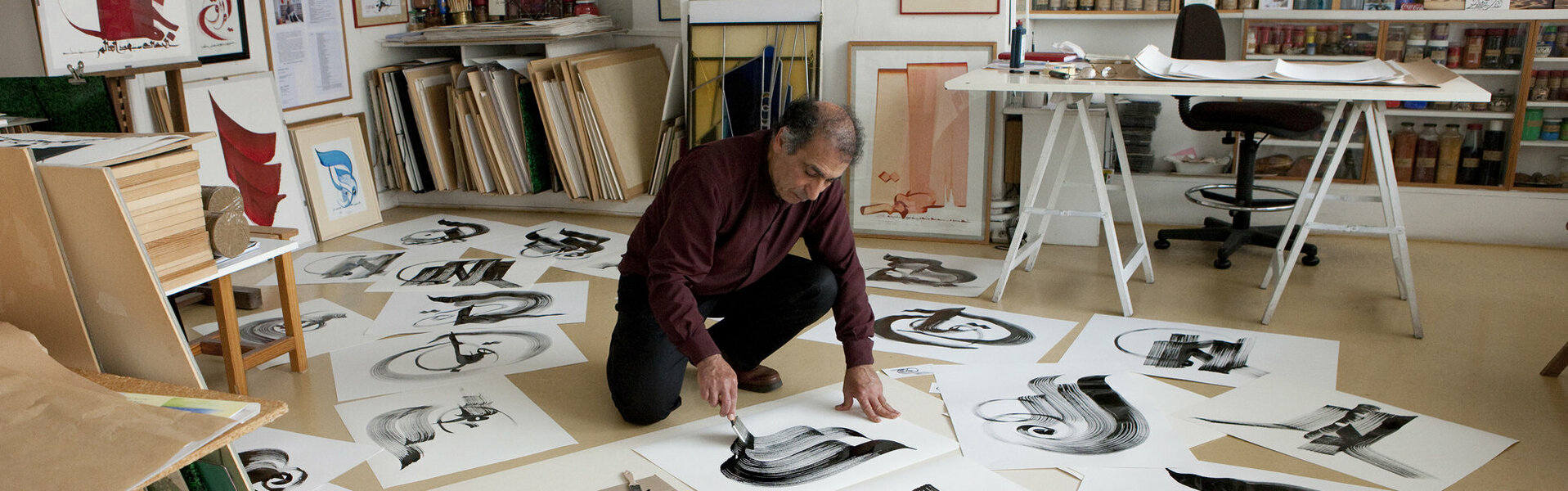 Hassan Massoudy Art for Sale