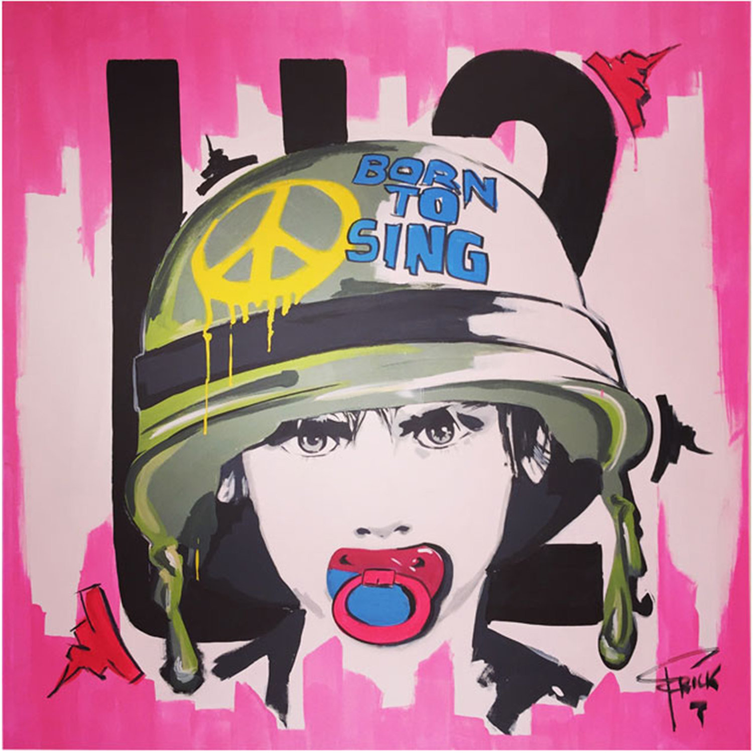 Baby War Colletion Erick Artik Original painting for sale