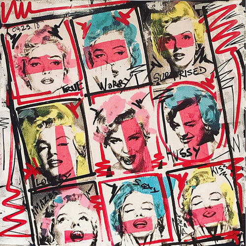 Marilyn CONTACT by Erick Artik, Painting for Sale on Select