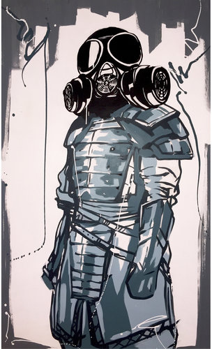 Samurai_Toxic_Right Attitude by Erick Artik, Painting for Sale on Select