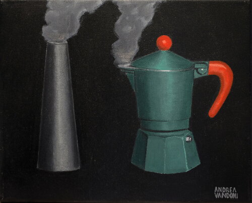SMOKERS by Andrea Vandoni, Painting for Sale on Select