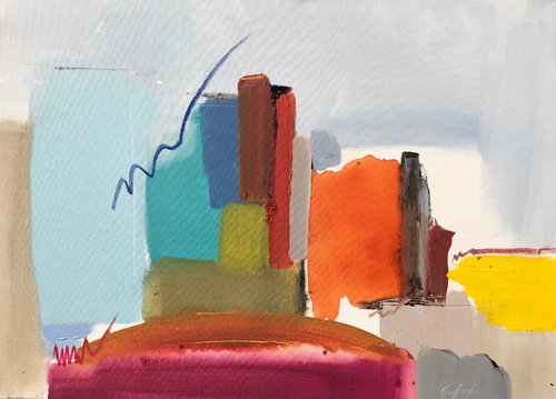 COMIENZO by Gisela Gaffoglio, Painting for Sale on Select