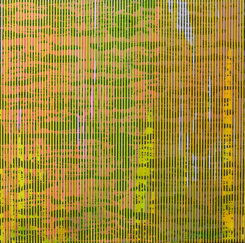Vibration Multichromatique 90-15 by Laurent Prudot, Painting for Sale on Select