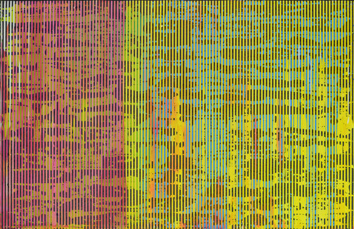 Vibration Multichromatique 115-10 by Laurent Prudot, Painting for Sale on Select