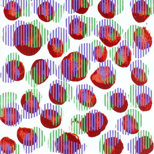 MTP VARIATION SPOTTED 60.45-19 by Laurent Prudot, Painting for Sale on Select