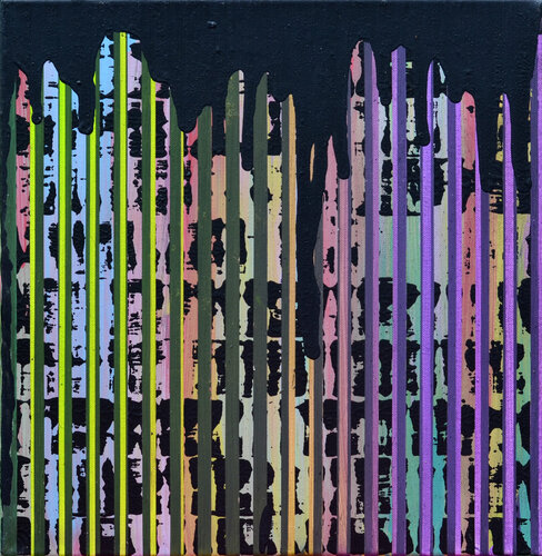 VIBRATION MULTICHROMATIQUE 19-05 by Laurent Prudot, Painting for Sale on Select