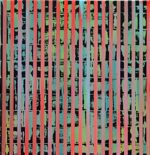 VIBRATION MULTICHROMATIQUE 20-10 by Laurent Prudot, Painting for Sale on Select
