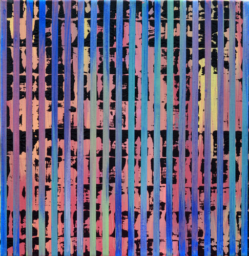 VIBRATION MULTICHROMATIQUE 20-05 by Laurent Prudot, Painting for Sale on Select