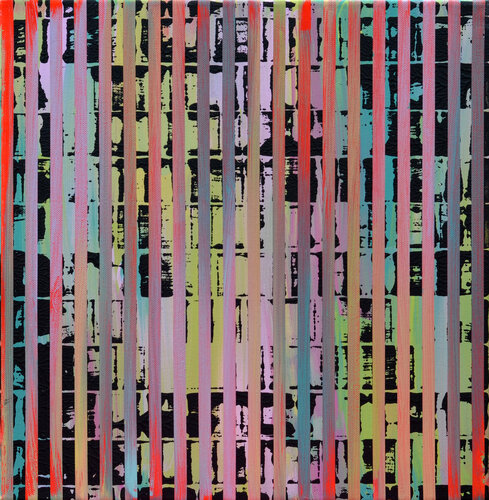 VIBRATION MULTICHROMATIQUE 21-05 by Laurent Prudot, Painting for Sale on Select
