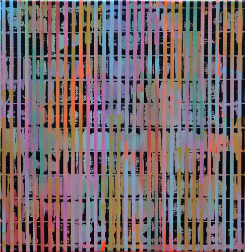 VIBRATION MULTICHROMATIQUE 33-05 by Laurent Prudot, Painting for Sale on Select