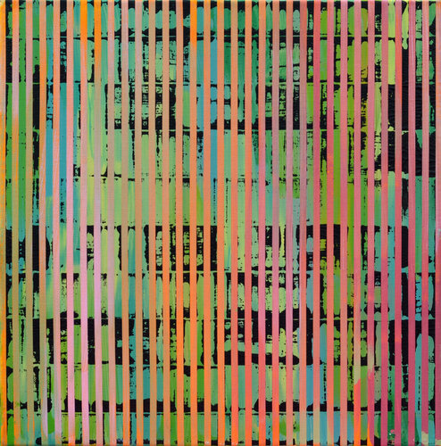 VIBRATION MULTICHROMATIQUE 32-06 by Laurent Prudot, Painting for Sale on Select