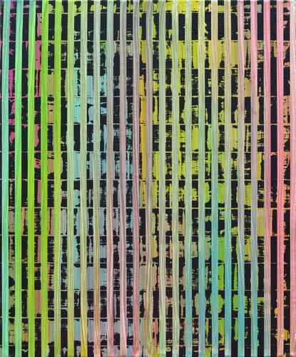 VIBRATION MULTICHROMATIQUE 23-18 by Laurent Prudot, Painting for Sale on Select