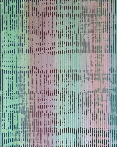 VIBRATION MULTICHROMATIQUE  49-10 by Laurent Prudot, Painting for Sale on Select