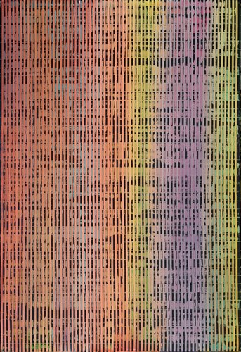 VIBRATION MULTICHROMATIQUE  66-12 by Laurent Prudot, Painting for Sale on Select