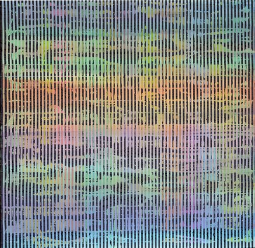 VIBRATION MULTICHROMATIQUE  74-05 by Laurent Prudot, Painting for Sale on Select