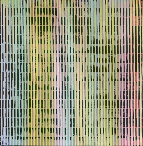 VIBRATION MULTICHROMATIQUE  48-05 by Laurent Prudot, Painting for Sale on Select