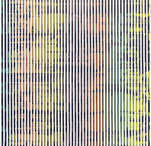 Vibration Multichromatique 49-01 - 2017 by Laurent Prudot, Painting for Sale on Select