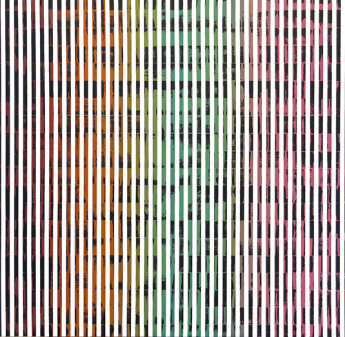 VIBRATION MULTICHROMATIQUE 39-1 by Laurent Prudot, Painting for Sale on Select