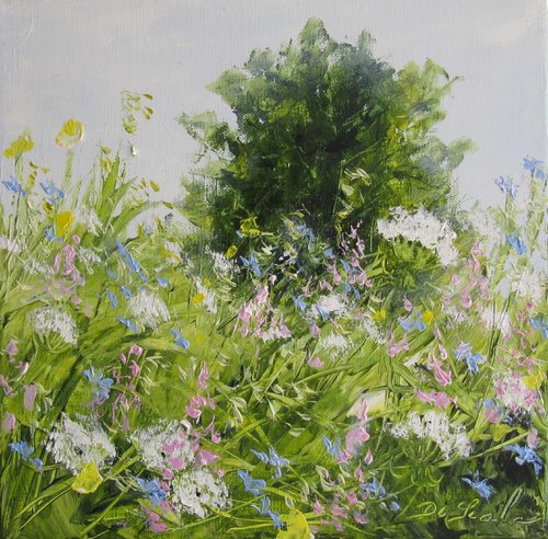 douce prairie by Brigitte Di Scala, Painting for Sale on Select
