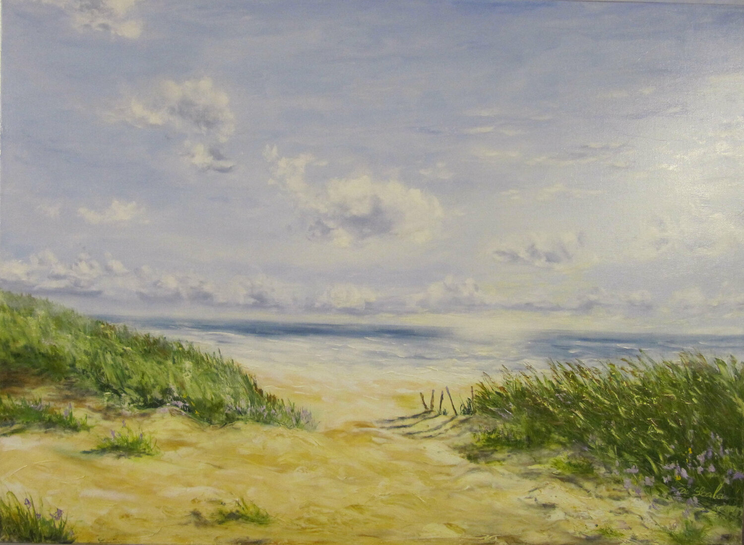 les odeurs du large Brigitte Di Scala Original painting for sale