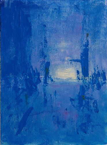 Blue #4 by Luca Raimondi, Painting for Sale on Select