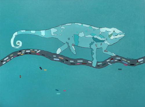 Long journey by Jia Yuan Hua, Painting for Sale on Select