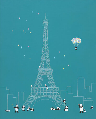 Sightseeing No.4 by Jia Yuan Hua, Painting for Sale on Select