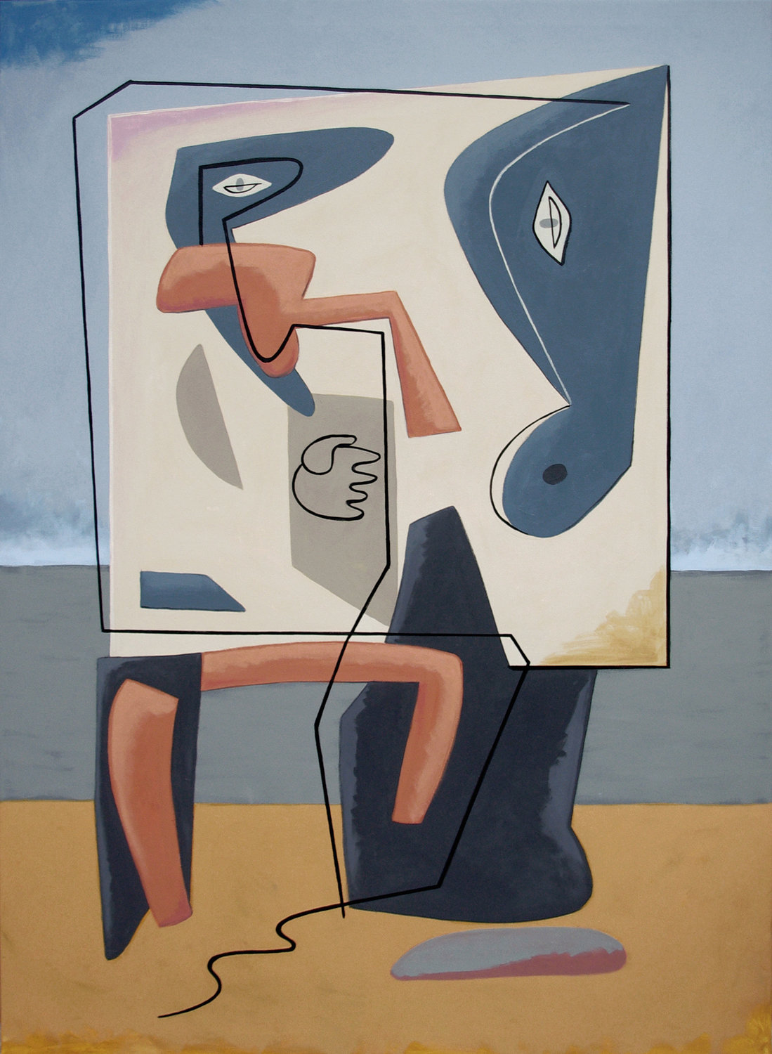 Proximity Bernard Simunovic Original painting for sale