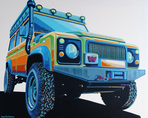 DEFENDER by Manuel Di Chiara, Painting for Sale on Select