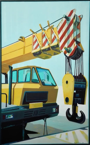 Carro gru by Manuel Di Chiara, Painting for Sale on Select
