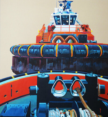 RR RIMORCHIATORI RIUNITI by Manuel Di Chiara, Painting for Sale on Select