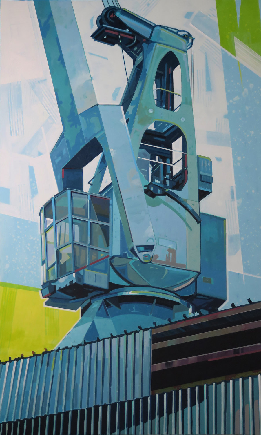 Kampnagel 004 Manuel Di Chiara Original painting for sale