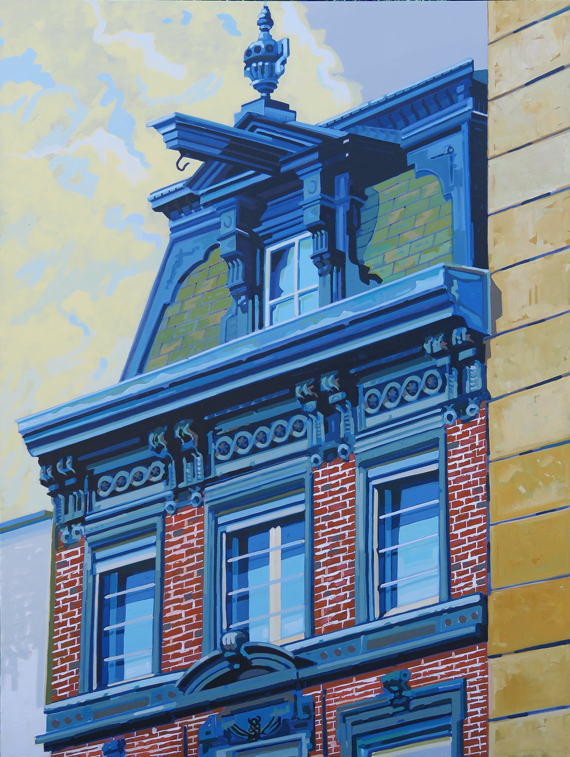 Amsterdam Manuel Di Chiara Original painting for sale