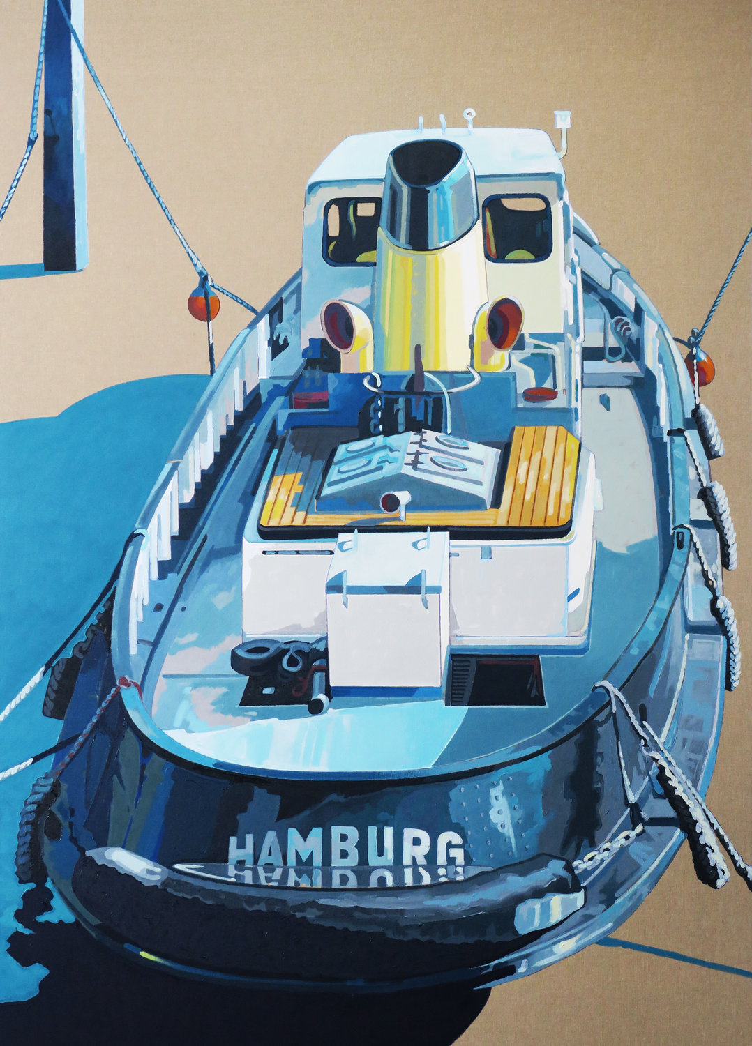 HAMBURG Manuel Di Chiara Original painting for sale