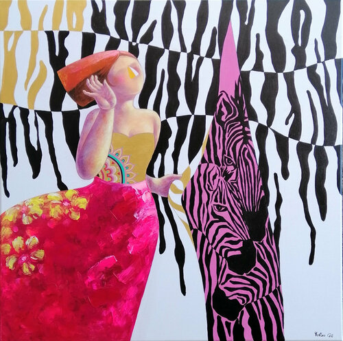 Un spectacle by Yutao Ge, Painting for Sale on Select