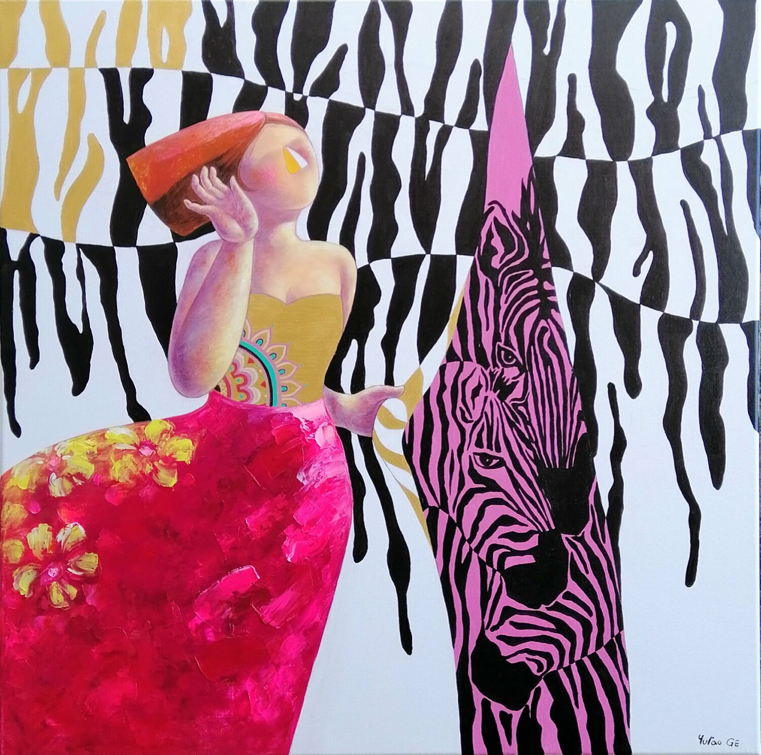 Un spectacle Yutao Ge Original painting for sale