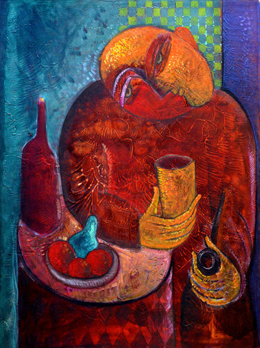 Cocktail by Van Hovak, Painting for Sale on Select