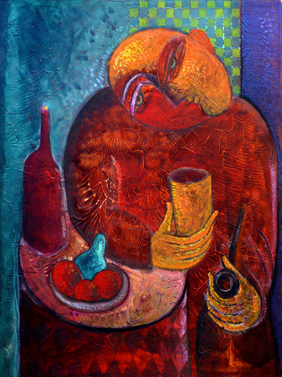 Cocktail Van Hovak Original painting for sale