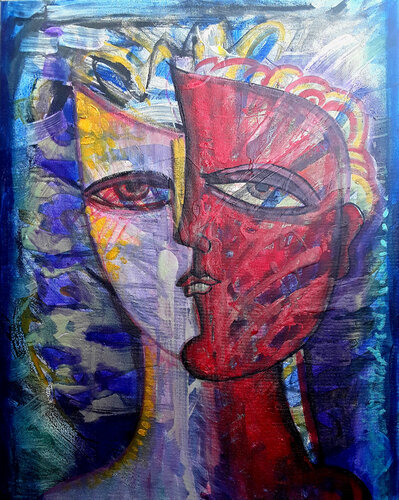 Man in Thoughts by Van Hovak, Painting for Sale on Select