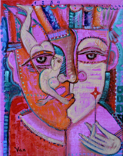 Kings Play by Van Hovak, Painting for Sale on Select