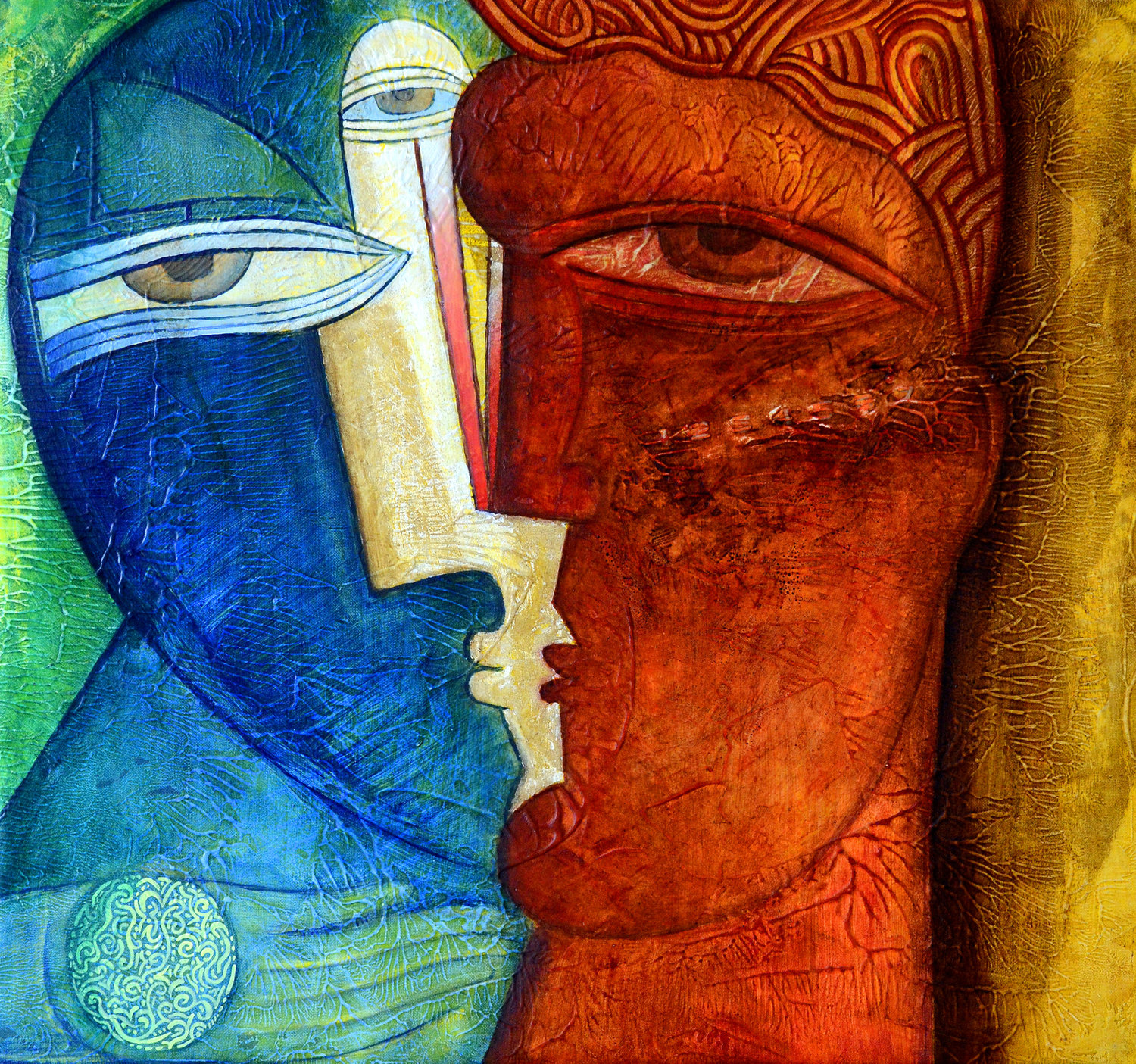 Man in Thoughts Van Hovak Original painting for sale