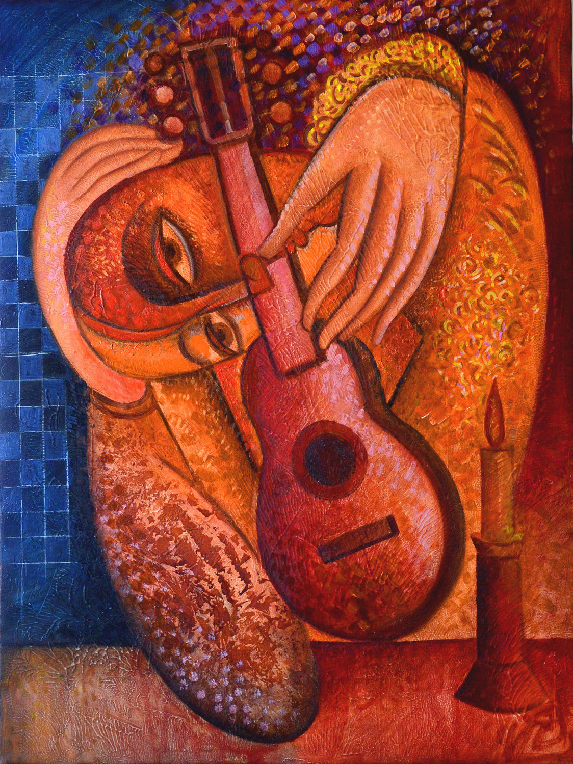 The Dreaming Man Van Hovak Original painting for sale