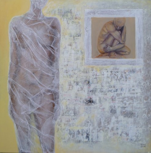 Chrysalide I by Andrée Cazin, Painting for Sale on Select